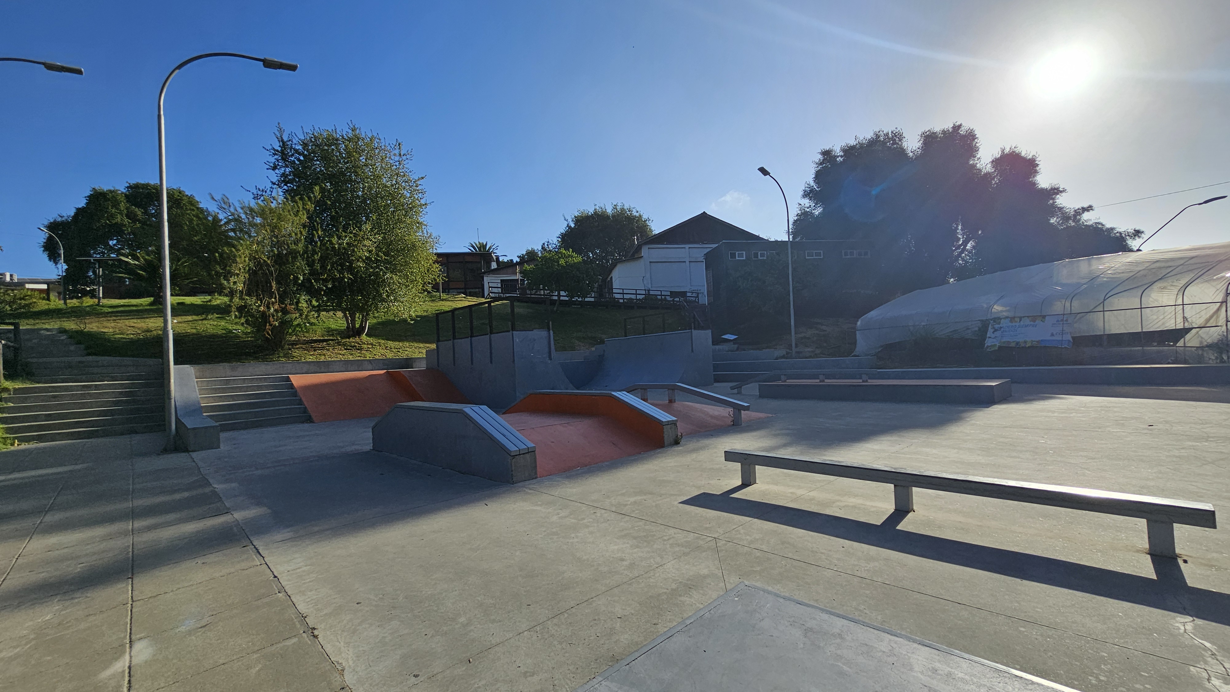 Fotografía del skatepark